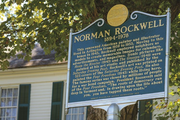 norman rockwell historical marker