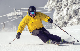 Stratton’s Mountain Manager Craig Panarisi skis fast but smart.