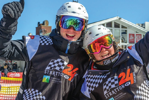 24 Hours of Stratton, held on March 19–20, and one of the Stratton Foundation’s key fundraisers, is a family-friendly skiing/snowboarding team event.