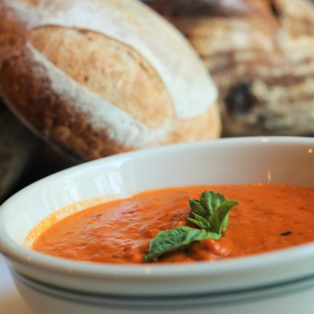 Bread and Tomato Soup at Dorset Rising