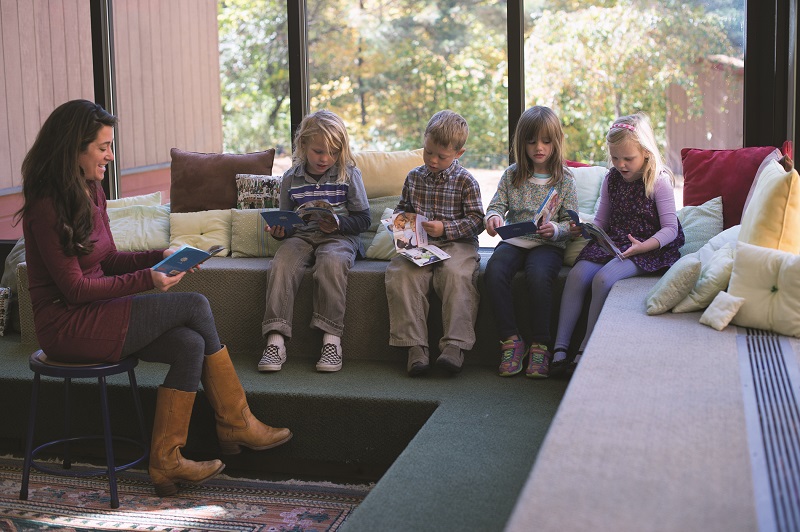reading at the mountain school