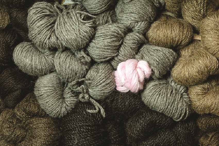 skeins of yarn