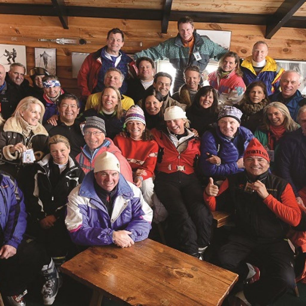 1970s club reunion ski