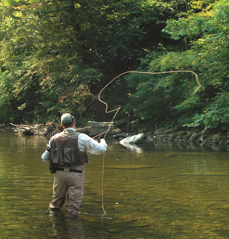 fly fishing on the battenkill