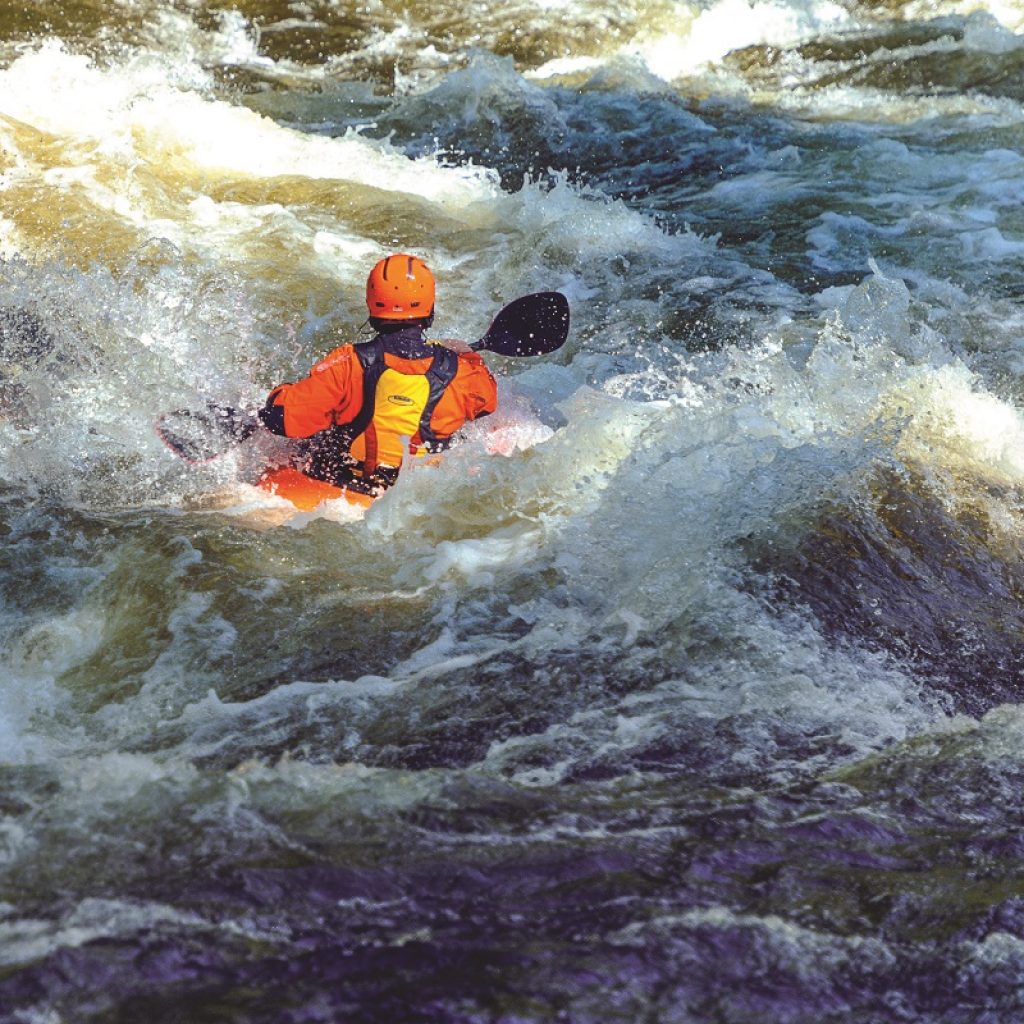 kayaking rapids