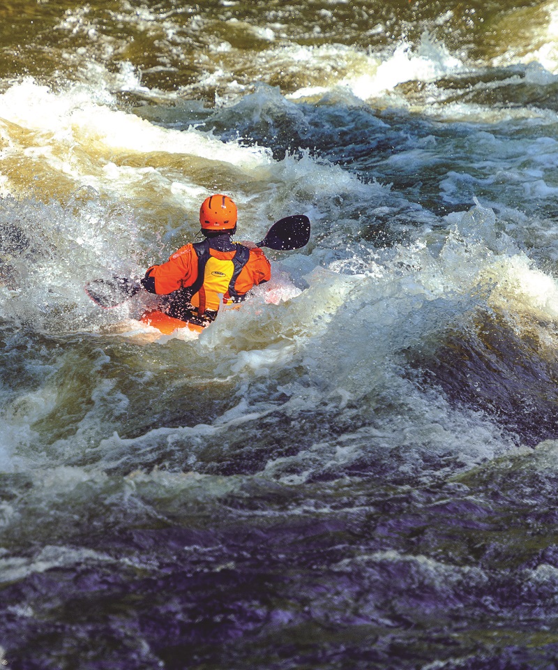 kayaking rapids