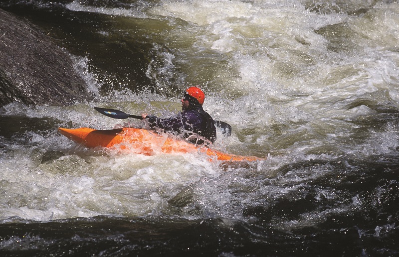 man in kayak