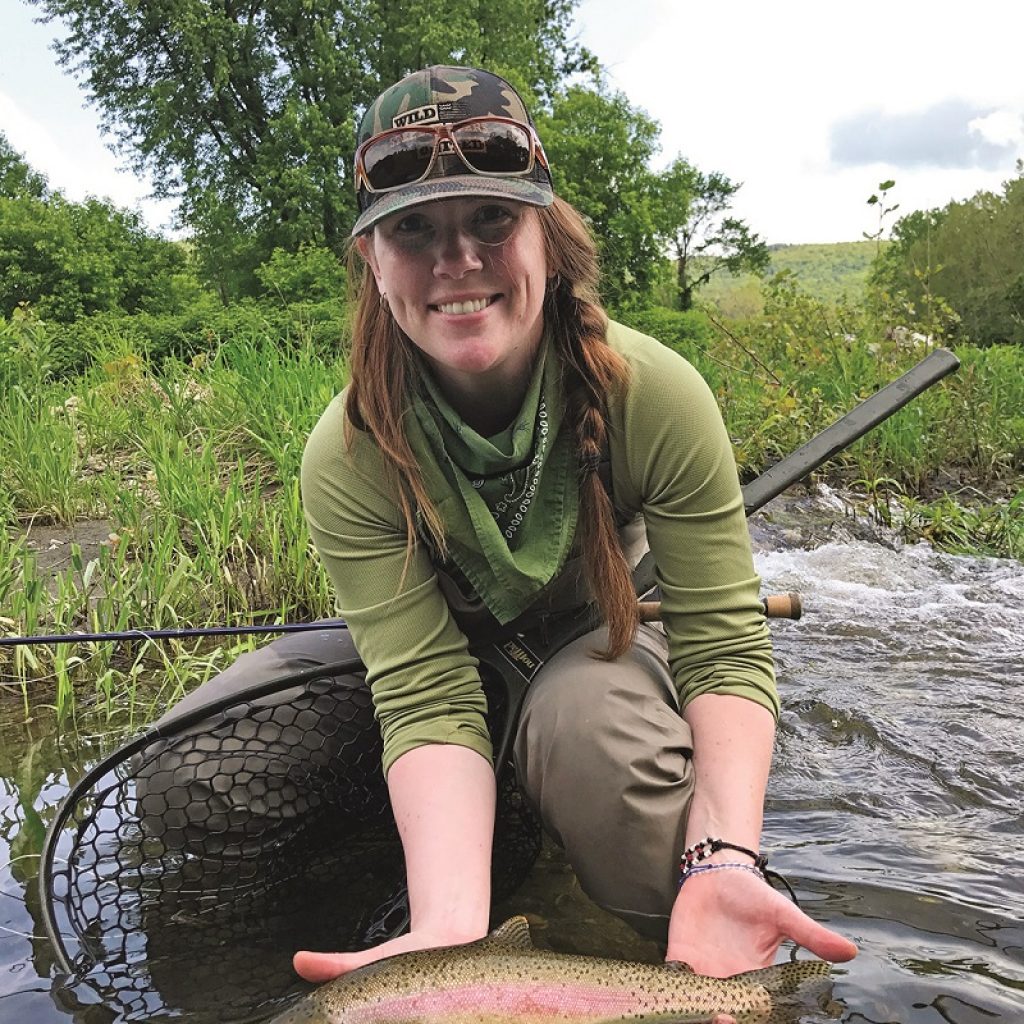 jackie kutzer with trout
