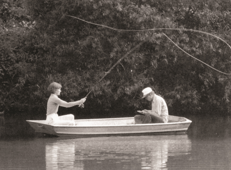 roslyn and jimmy carter fishing