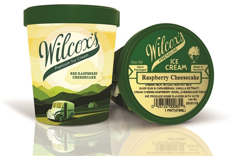 Wilcox ice cream container