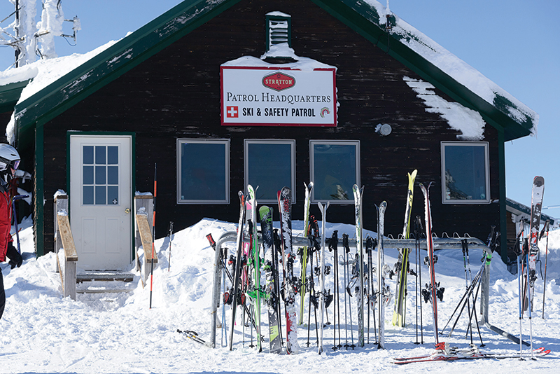 stratton mountain ski patrol building