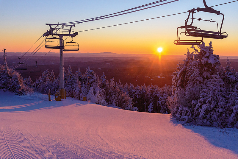 sunrise at stratton mountain